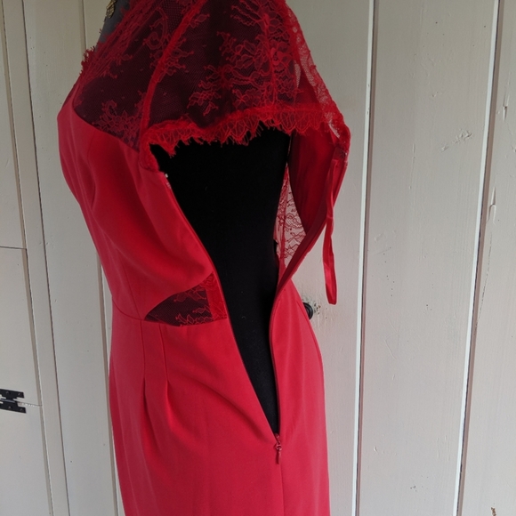 SOLD ❤️BCBGMAXAZRIA lace dress NWT sz 4 - Picture 6 of 12